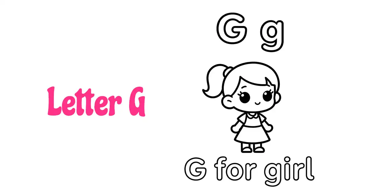 Letter G Coloring Pages