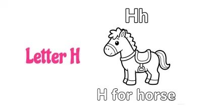 Letter H Coloring Pages collection