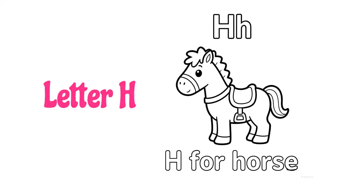 Letter H Coloring Pages