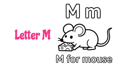 Letter M Coloring Pages