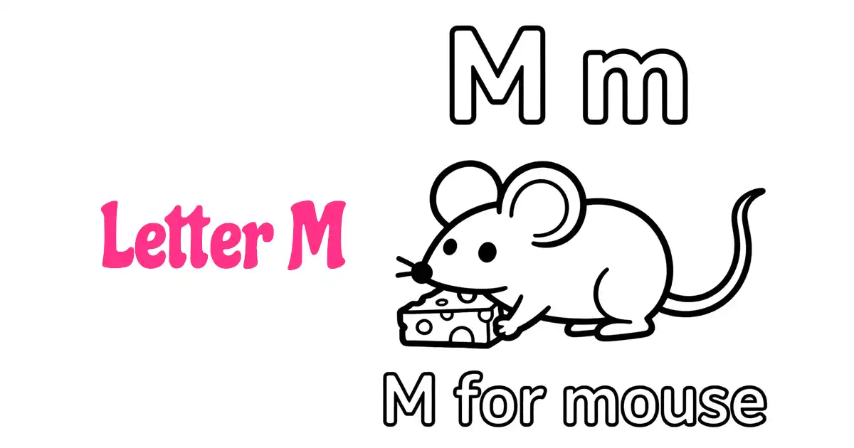 Letter M Coloring Pages