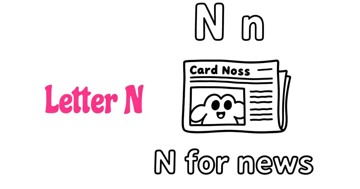 Letter N Coloring Pages