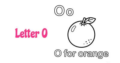 Letter O Coloring Pages