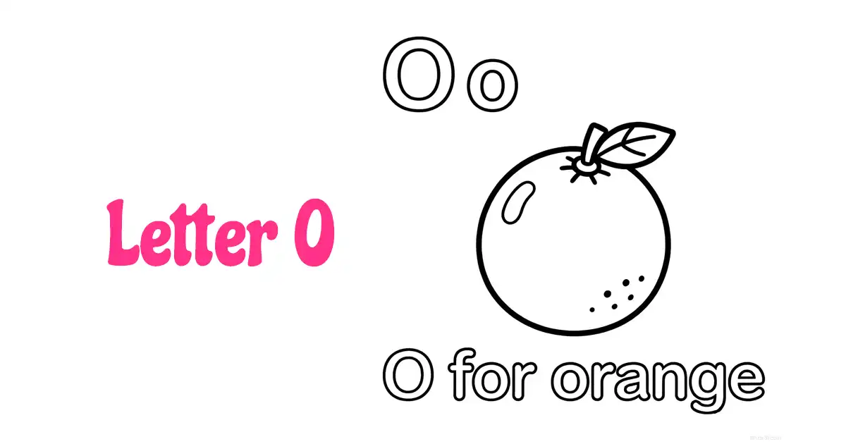 Letter O Coloring Pages