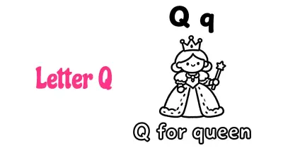 Letter Q Coloring Pages