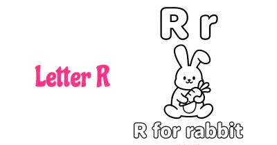 Letter R Coloring Pages