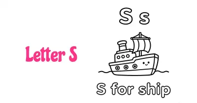 Letter S Coloring Pages