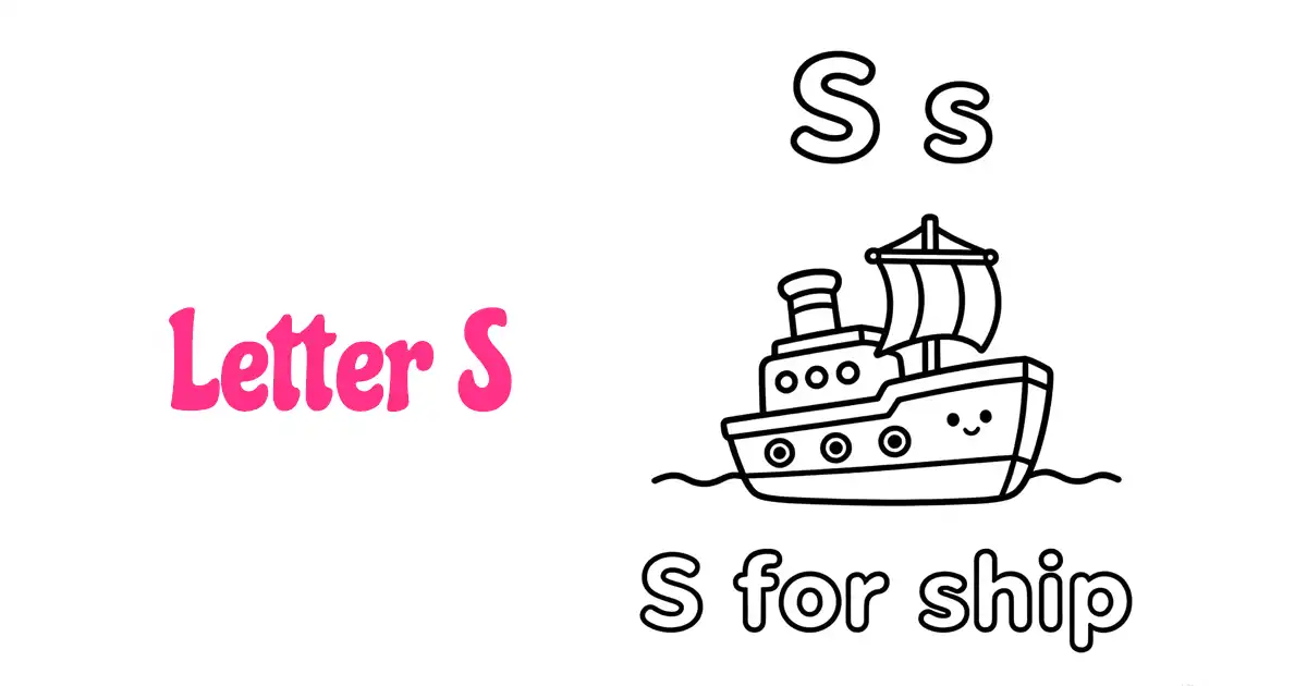 Letter S Coloring Pages