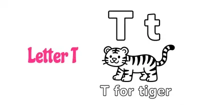 Letter T Coloring Pages