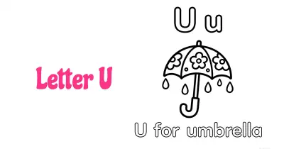 Letter U Coloring Pages collection