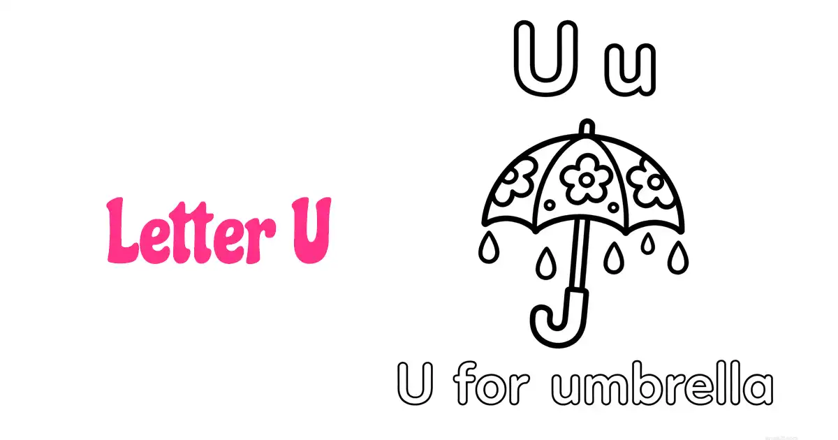 Letter U Coloring Pages