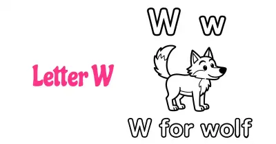 Letter W Coloring Pages
