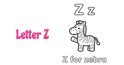 Letter Z Coloring Pages collection