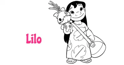 Lilo Coloring Pages Collection