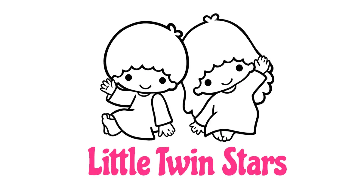 Little Twin Stars Coloring Pages
