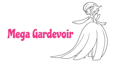 Mega Gardevoir Coloring Pages Collection