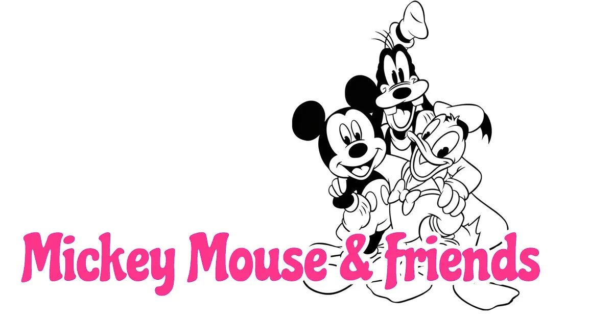 Mickey Mouse & Friends Coloring Pages