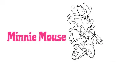 Minnie Mouse Coloring Pages Collection