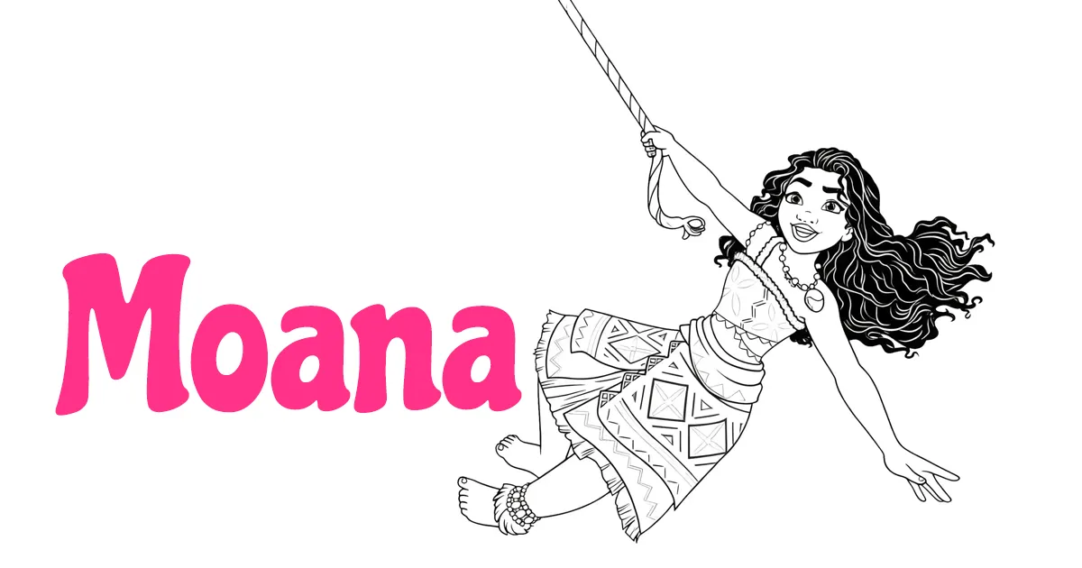 Moana Coloring Pages