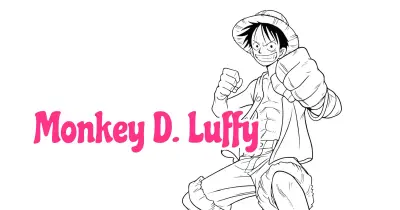 Monkey D. Luffy Coloring Pages Collection