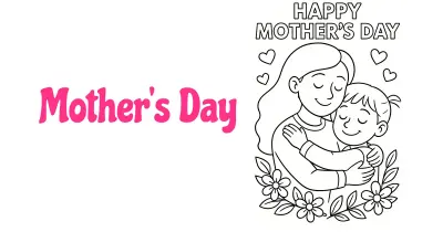 Mother's Day coloring pages