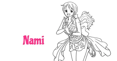 Nami Coloring Pages Collection