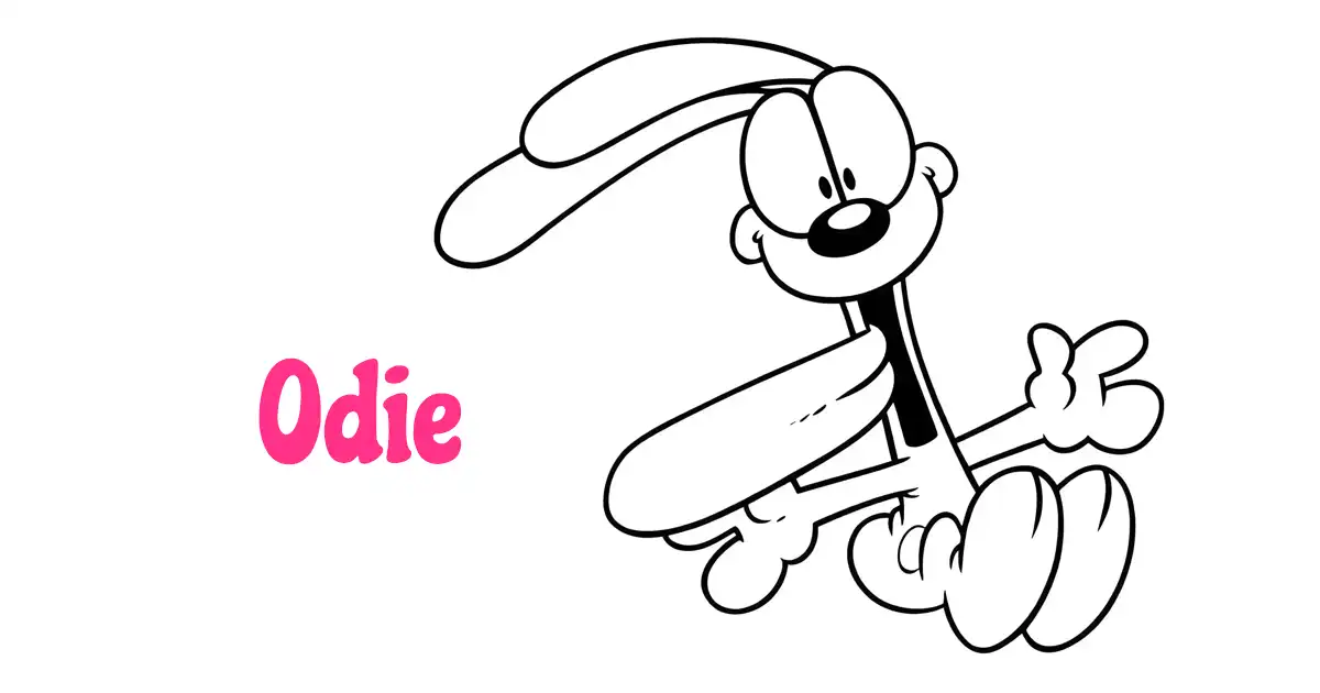 Odie Coloring Pages