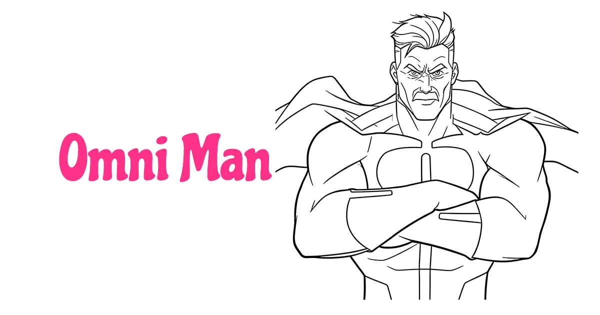 Omni Man Coloring Pages 
