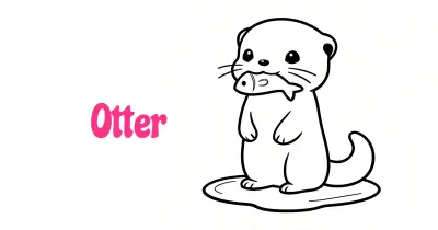Otter Coloring Pages collection