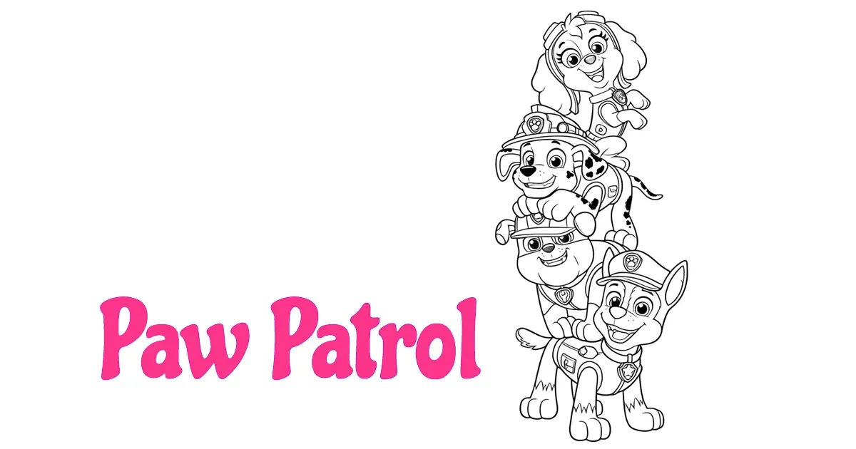 Paw Patrol Coloring Pages