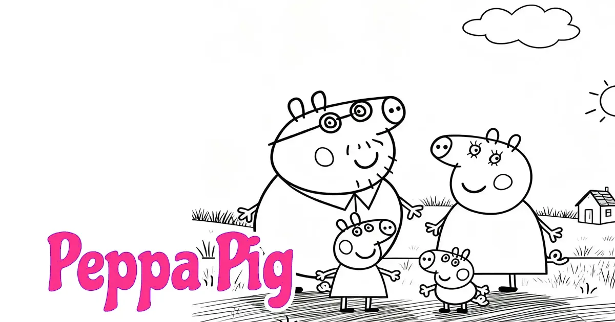 Peppa Pig Coloring Pages
