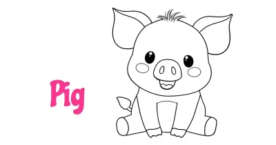 Pig Coloring Pages collection