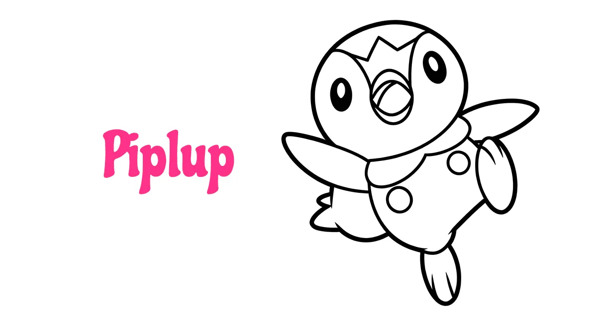 Piplup Coloring Pages