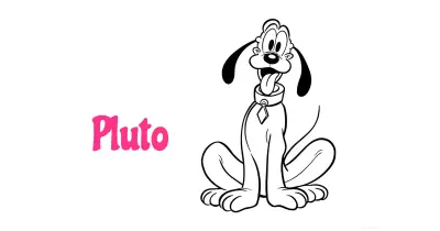 Pluto Coloring Pages Collection