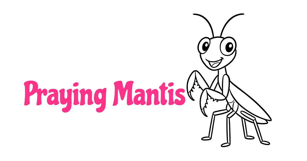 Praying Mantis Coloring Pages