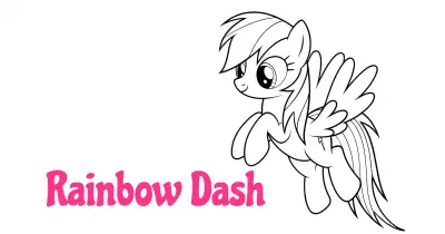 Rainbow Dash Coloring Pages Collection