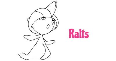 Ralts Coloring Pages Collection