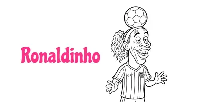 Ronaldinho Coloring Pages