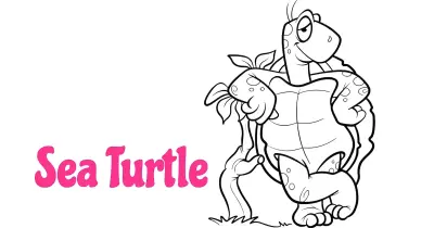 Sea Turtle Coloring Pages