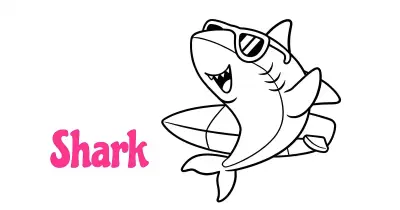 Shark Coloring Pages