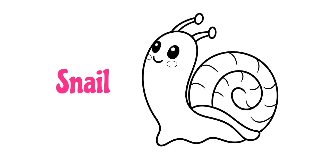 Snail Coloring Pages