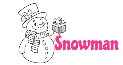 Snowman Coloring Pages