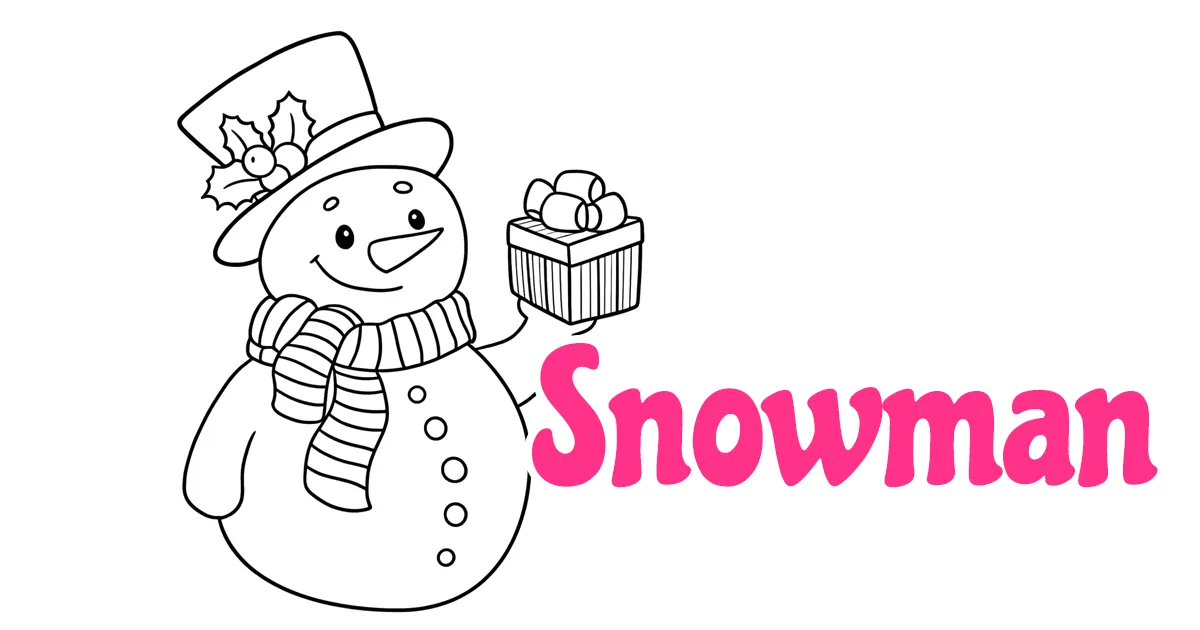 Snowman Coloring Pages