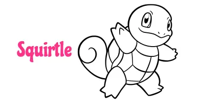 Squirtle Coloring Pages Collection