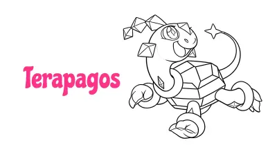 Terapagos Coloring Pages Collection
