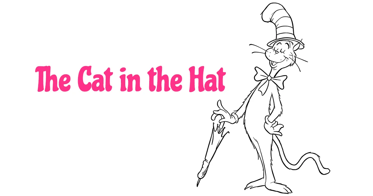 The Cat in the Hat Coloring Pages