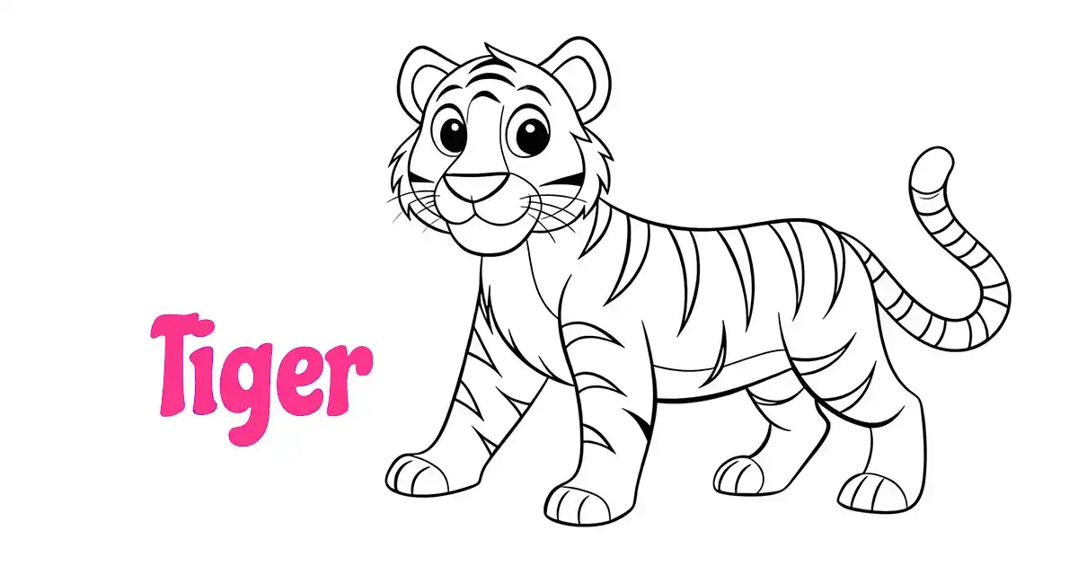 Tiger Coloring Pages