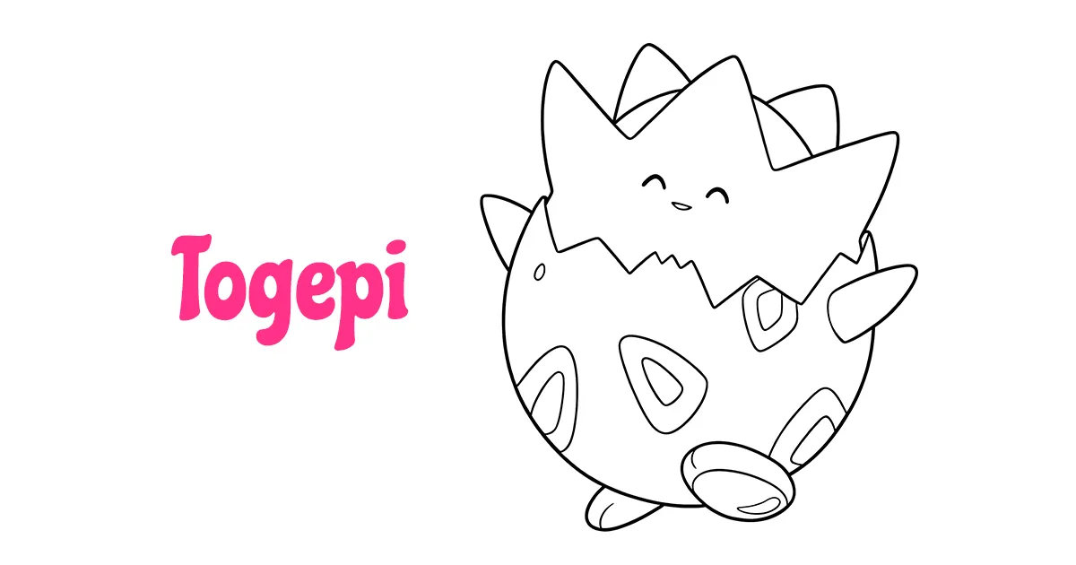 Togepi Coloring Pages