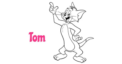 Tom Coloring Pages Collection