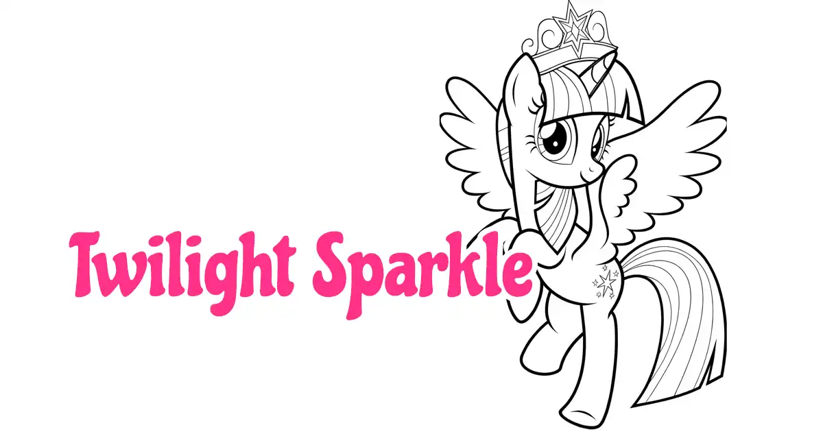 Twilight Sparkle Coloring Pages